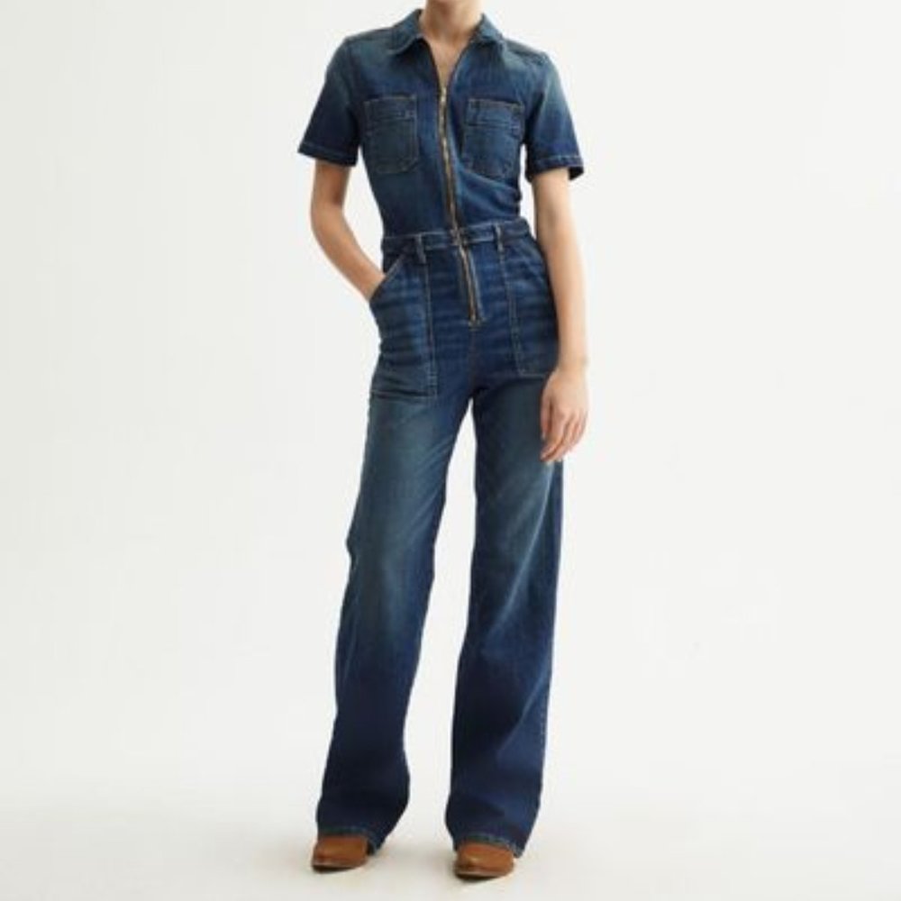 NWOT Nili Lotan Cannes Denim Jumpsuit | Sz 2